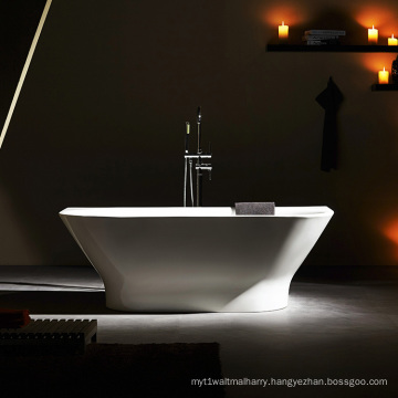 Hot Selling White Acrylic Standard Sizes Free Standing Soaking Bathtub